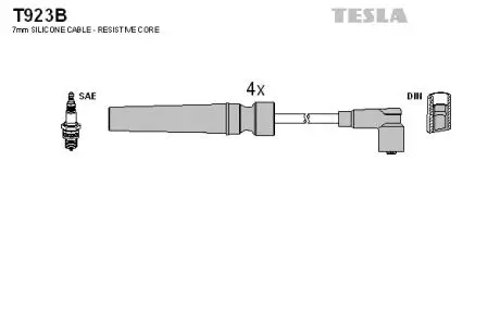 T923B Провід В / В Chevrolet Lacetti 16V, 1.4 1.6 DOHC TESLA підбір по vin на Brocar