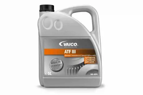 V600079 Мастило трансмісійне ATF Dextron III 5L червоне VAICO підбір по vin на Brocar