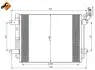 Радіатор кондиціонера VW Tiguan 1.4 TSI/2.0 TDI 07- 35848