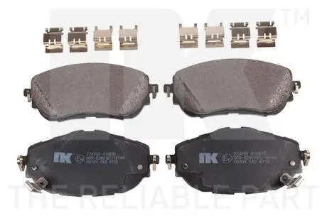 224599 Колодки тормозные передние Toyota Corolla 2013- NK подбор по vin на Brocar