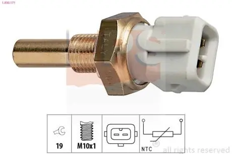 1830171 Датчик температури води VW Passat 1,3-2,0i 93- EPS підбір по vin на Brocar