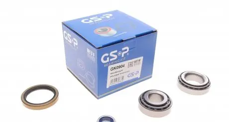GK0904 Підшипник маточини (задньої) Kia Rio 00-05/Mazda 626 82-90 (27x50.29x14.73/26.99x50.29x16.64) (к-кт) GSP підбір по vin на Brocar