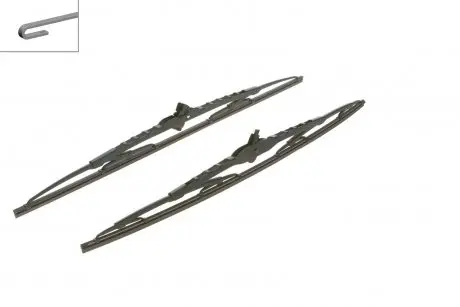 3397001682 К-кт щеток стеклоочистителя 530/550mm Audi A4 96- BOSCH подбор по vin на Brocar