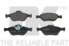 222557 Тормозные колодки перед. Ford Fiesta/Puma 00- NK підбір по vin на Brocar