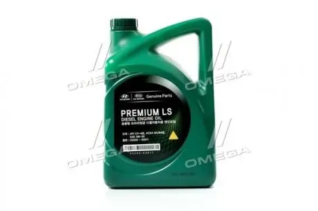 0520000611 Смазка &quot;Premium LS Diesel 5W-30&quot; API CH-4 6L HYUNDAI / KIA підбір по vin на Brocar