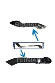 84615 Патрубок інтеркулера BMW X3 (E83) 2.0d 03-07 BUGIAD підбір по vin на Brocar