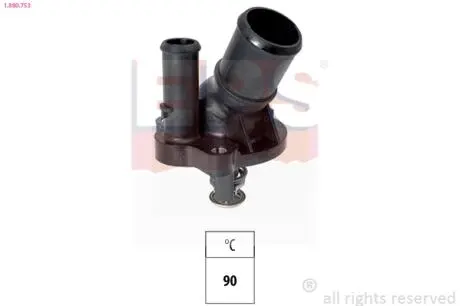 1880753 Термостат 90C Ford/Mazda/Volvo 2.0/2.3 2005- EPS подбор по vin на Brocar