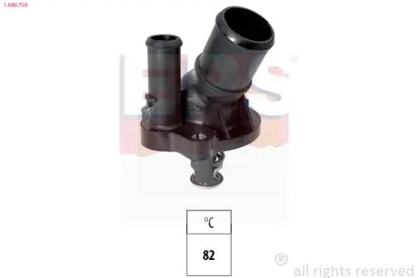 1880756 Термостат 82C Ford/Mazda/Volvo 2.0/2.3 2005- EPS підбір по vin на Brocar