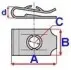 C10122 Кліпса оббивки Audi A4 B6, A6 C6 Seat Exeo ROMIX підбір по vin на Brocar