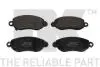 Гальмівні колодки передні (18.4mm) Ford Transit 2.3, 2.4D  00- (Bosch) 222559