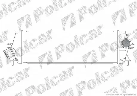 6027J81 Радіатор повітря (Інтеркулер) POLCAR підбір по vin на Brocar