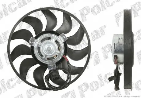 956623U1 Вентилятор радіатора VW T4 1.9D-2.5 280mm POLCAR підбір по vin на Brocar
