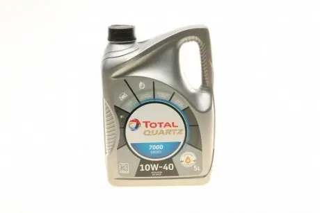 216678 Олива Quartz 7000 Energy 10W40 (5L) TOTAL підбір по vin на Brocar