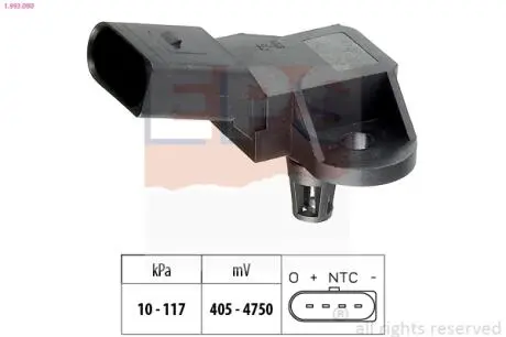 1993090 Датчик вакуума VAG 1.4 16V-3.2FSI 05.02- EPS подбор по vin на Brocar
