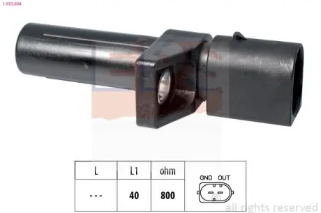 1953608 Датчик імпульсів MB M112/113 W202/Smart EPS підбір по vin на Brocar