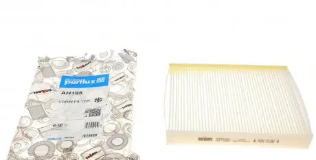 AH195 Фільтр салону Ford Fiesta/Fusion 01- PURFLUX підбір по vin на Brocar