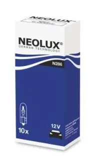 N286 Автолампа Neolux n286 W1,2W W2x4,6d 1,2 W белая NEOLUX підбір по vin на Brocar