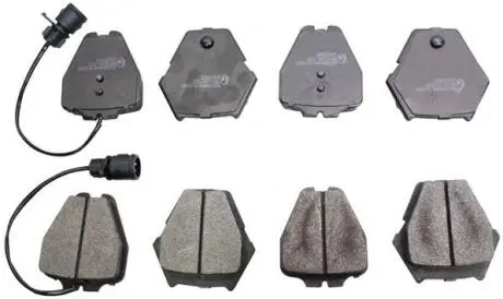 B110045 Колодки передні Audi A8 94- (8 штук) DENCKERMANN підбір по vin на Brocar