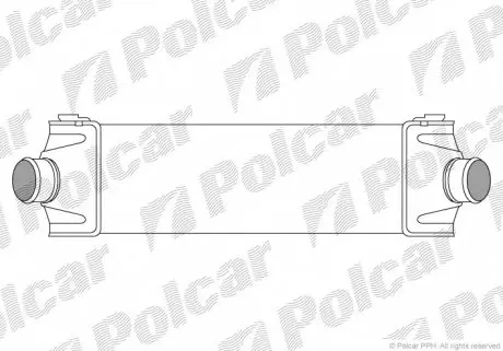 3248J81 Радіатор повітря (Інтеркулер) POLCAR підбір по vin на Brocar