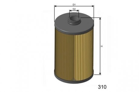 F103 Фильтр топливный DB C220/270/320 CDI MISFAT подбор по vin на Brocar