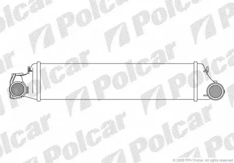 2008J81 Радиатор воздуха (интеркулер) POLCAR подбор по vin на Brocar