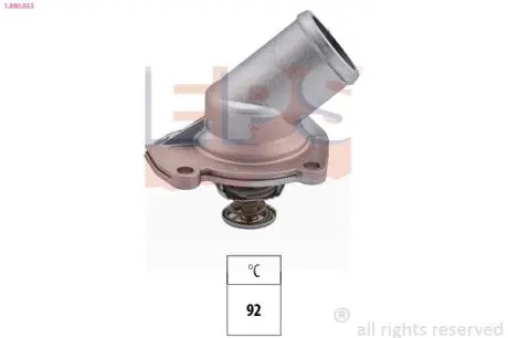 1880653 Термостат Opel 92C 1,0-1,2 XE 96- EPS підбір по vin на Brocar