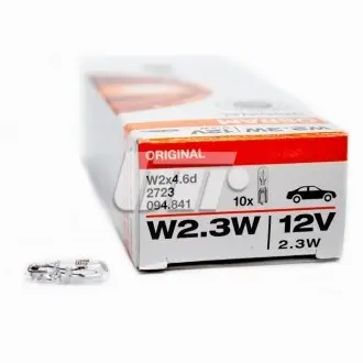 2723 Автолампа W2.3W 12V 2.3W W2х4.6d OSRAM подбор по vin на Brocar