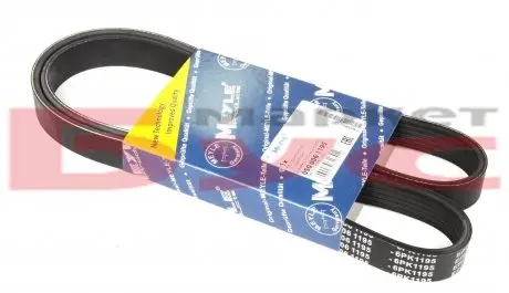 0500061195 Ремень генератора VW Jetta 2.0 (6PK1195) MEYLE підбір по vin на Brocar