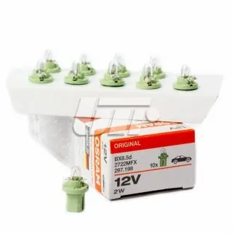 2722MFX Автолампа W2W 12V 2W BX8.5d MFX OSRAM подбор по vin на Brocar