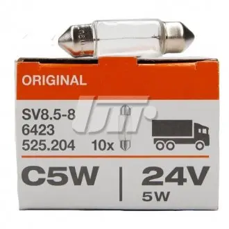 6423 Автолампа 5W OSRAM підбір по vin на Brocar