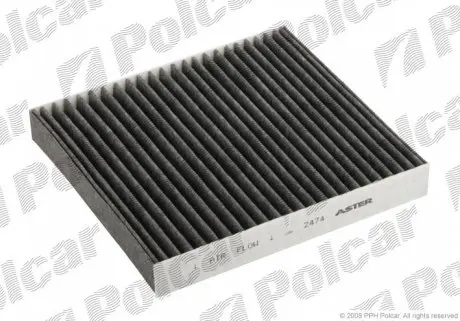AS2474 Салонный фильтр с активированным углем POLCAR подбор по vin на Brocar