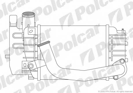 8105J81X Радиаторы воздуха (Интеркулеры) POLCAR підбір по vin на Brocar