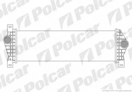 7110J81 Радиаторы воздуха (Интеркулеры) POLCAR підбір по vin на Brocar