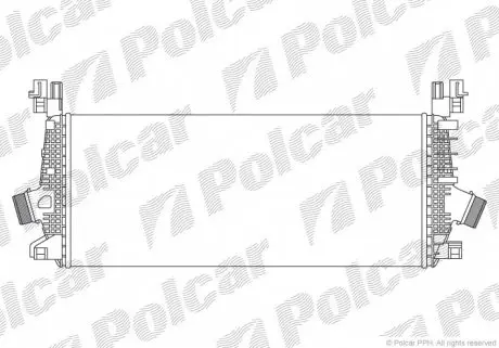 5520J85 Радіатор повітря (Інтеркулер) POLCAR підбір по vin на Brocar