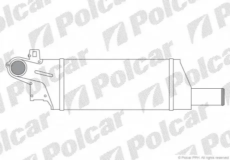 5556J81 Радиаторы воздуха (Интеркулеры) POLCAR подбор по vin на Brocar