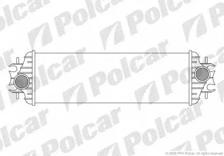 6026J81 Радіатор повітря (Інтеркулер) POLCAR підбір по vin на Brocar