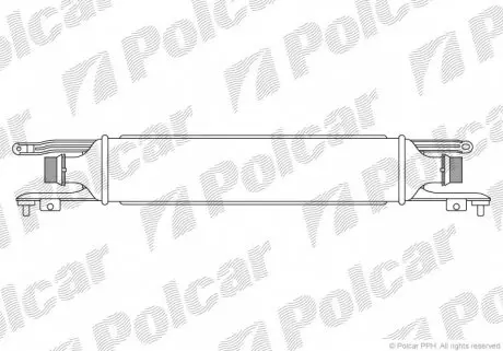 5558J81 Радіатор повітря (Інтеркулер) POLCAR підбір по vin на Brocar