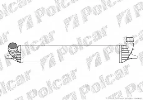 6039J81 Радіатор повітря (Інтеркулер) POLCAR підбір по vin на Brocar