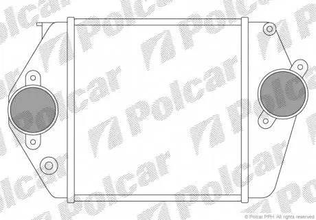 4519J8A1 Радіатор повітря (Інтеркулер) POLCAR підбір по vin на Brocar
