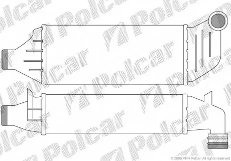 3217J81 Радиаторы воздуха (Интеркулеры) POLCAR подбор по vin на Brocar