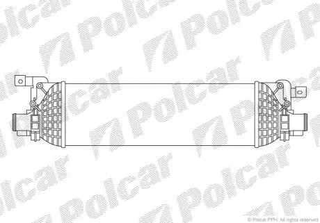 3212J81 Радіатори повітря (інтеркулери) POLCAR підбір по vin на Brocar