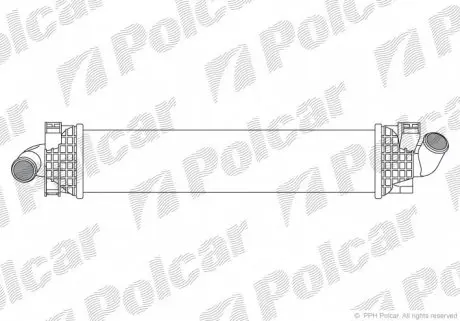 3205J81 Радіатор повітря (Інтеркулер) POLCAR підбір по vin на Brocar