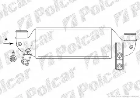 3201J81 Радиаторы воздуха (Интеркулеры) POLCAR подбор по vin на Brocar