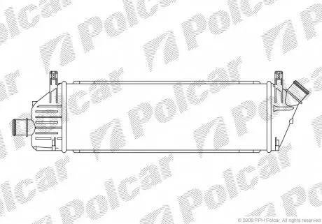 2707J81X Радиаторы воздуха (Интеркулеры) POLCAR подбор по vin на Brocar