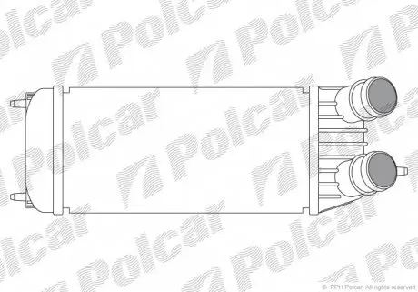 2397J81 Радіатор повітря (Інтеркулер) POLCAR підбір по vin на Brocar