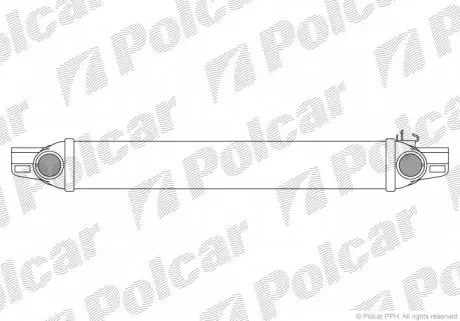 2391J81 Радіатор повітря (Інтеркулер) POLCAR підбір по vin на Brocar