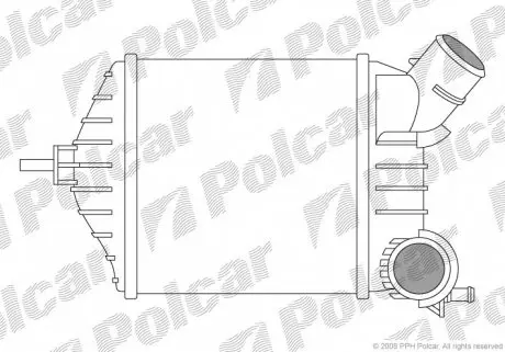 3022J81X Радіатор повітря (Інтеркулер) POLCAR підбір по vin на Brocar