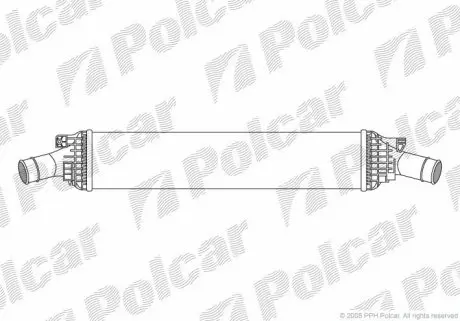 1337J81X Радіатор повітря (Інтеркулер) POLCAR підбір по vin на Brocar