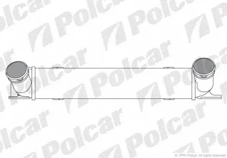 2001J81 Радіатор повітря (Інтеркулер) POLCAR підбір по vin на Brocar