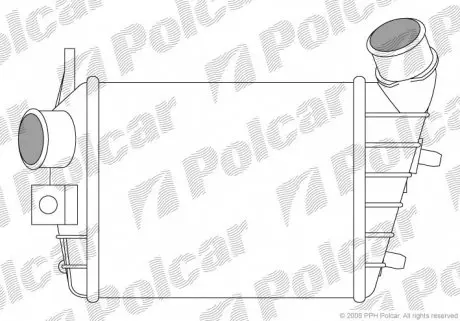1408J81 Радіатор повітря (Інтеркулер) POLCAR підбір по vin на Brocar